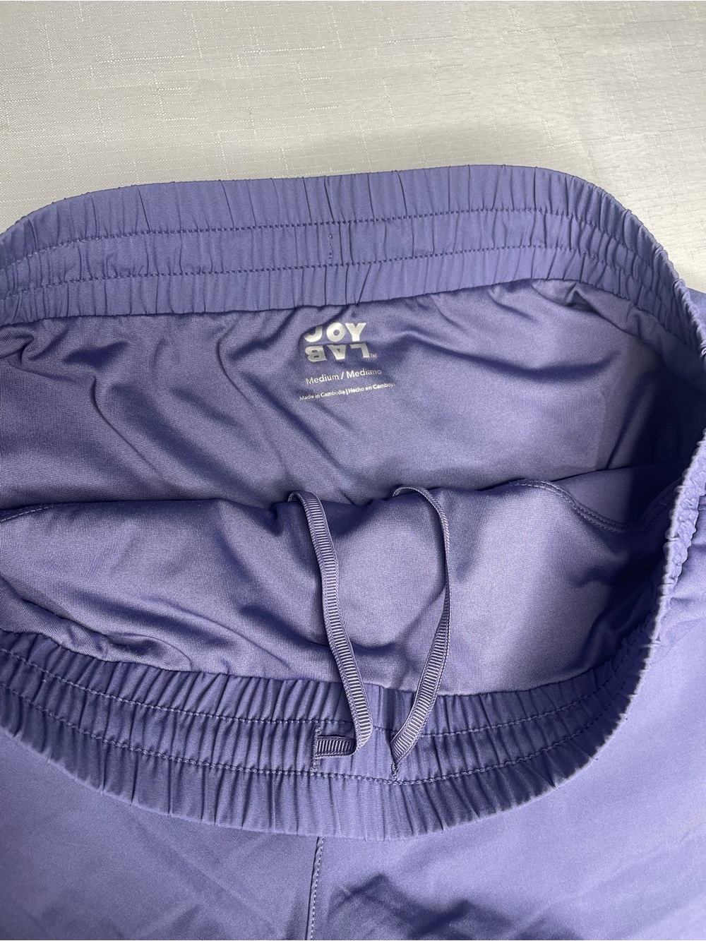 Women's joy Lab athletic medium Purple Running Shorts - Picture 5 of 6